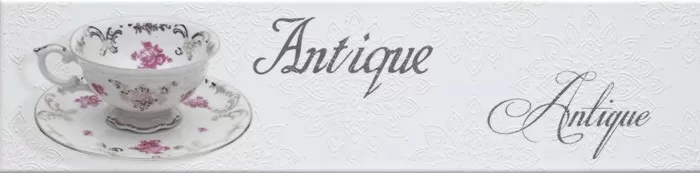 Плитка Decor Veronika Brillo Antiqua Blanco 10x40