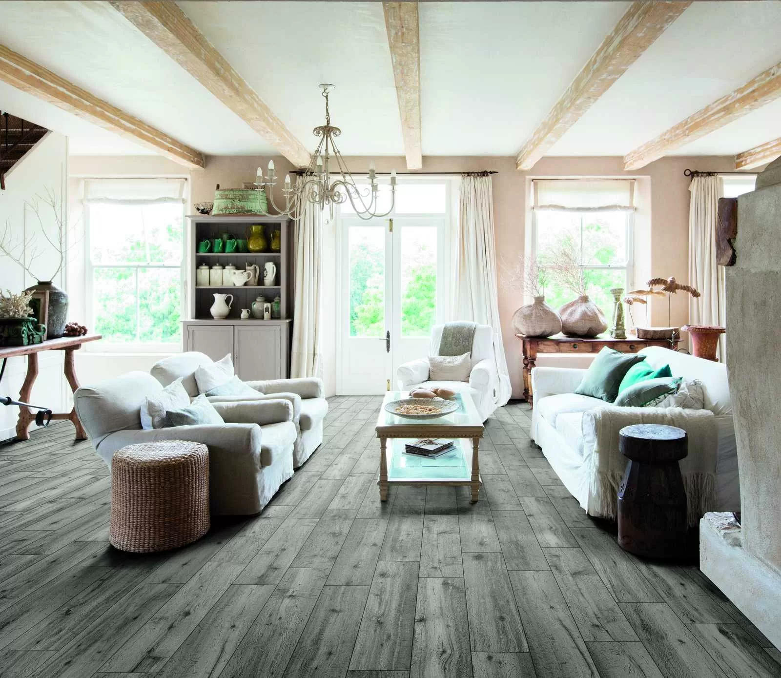 Керамогранит Woodstory Bianco 15x90