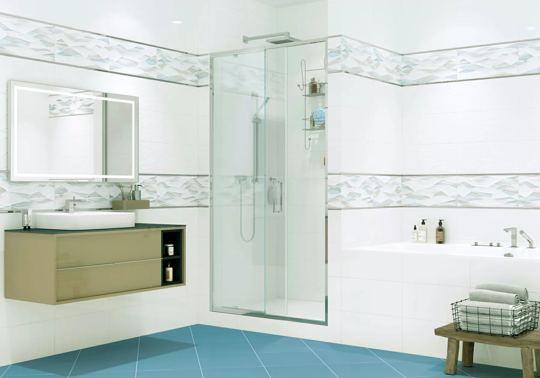Плитка WT9MAN00 Manhattan White 249*500*85