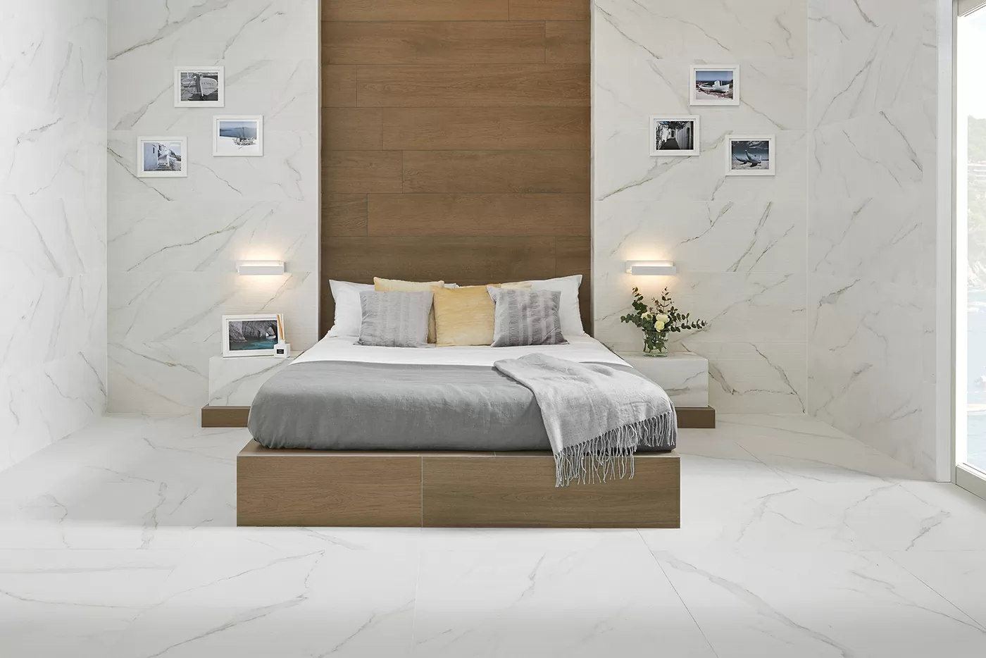 Плитка KR56C040 Marbleous Concept Silk White 40х120