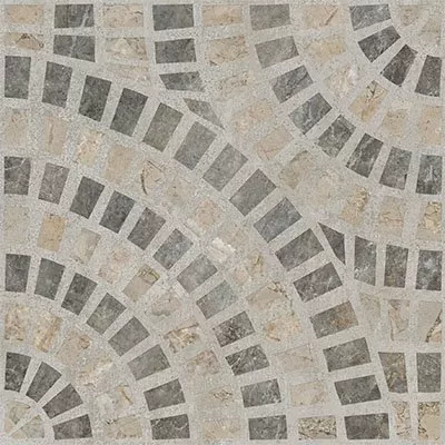 Керамогранит K949793LPR01VTE0 Marble-Beton Декор Круговой Темный 60x60