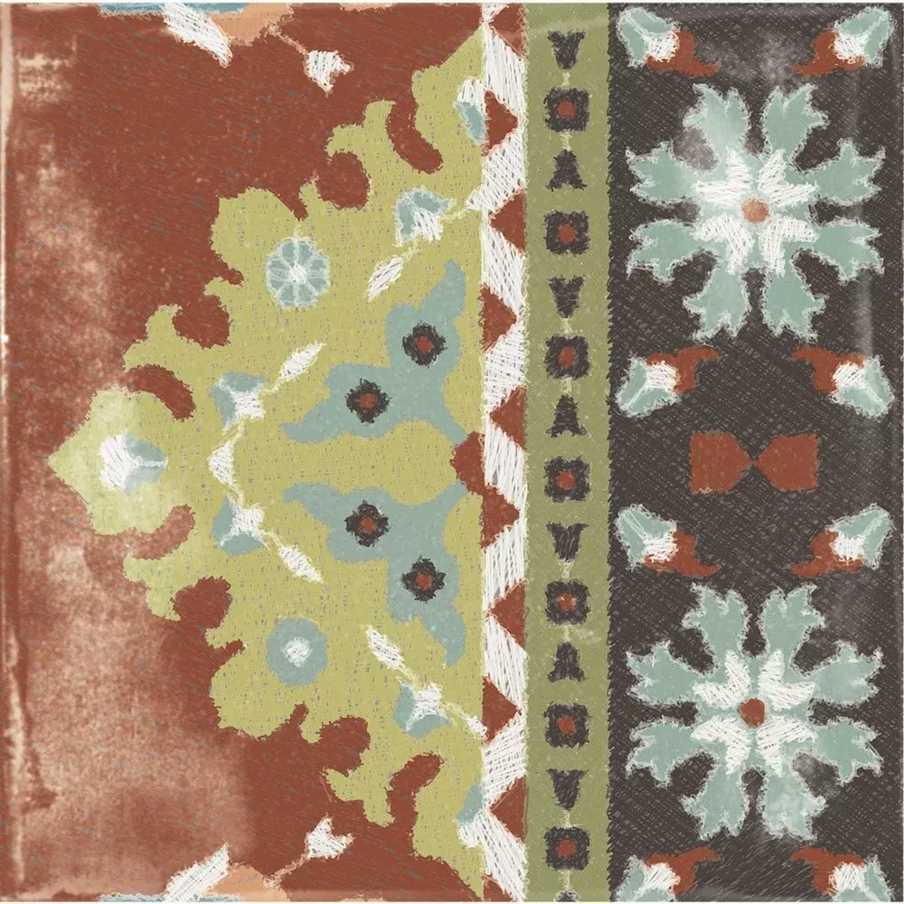 Керамогранит 0003351 PLAY CARPET MIX MULTICOLOR 20x20