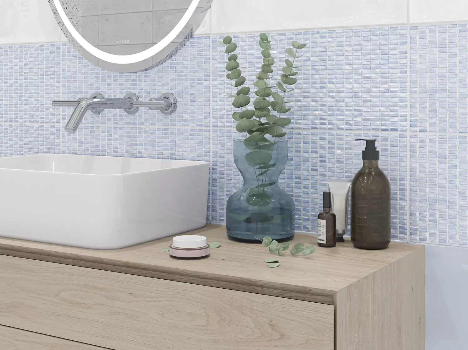 Керамогранит C-FF4M052D Finwood белый 18.5x59.8