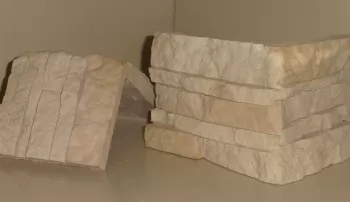 Искусственный камень Тузла 04 угол 20.5x14.5(18x12) x15x 15(25)