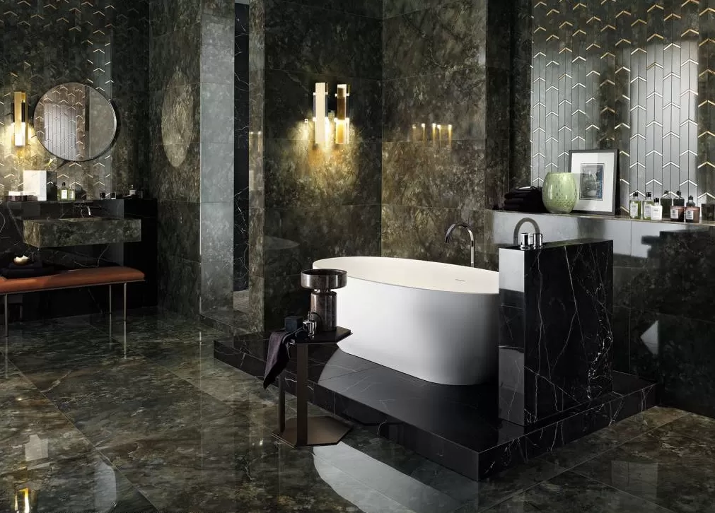 Керамогранит AORY Marvel Grigio Intenso Lappato 75x75