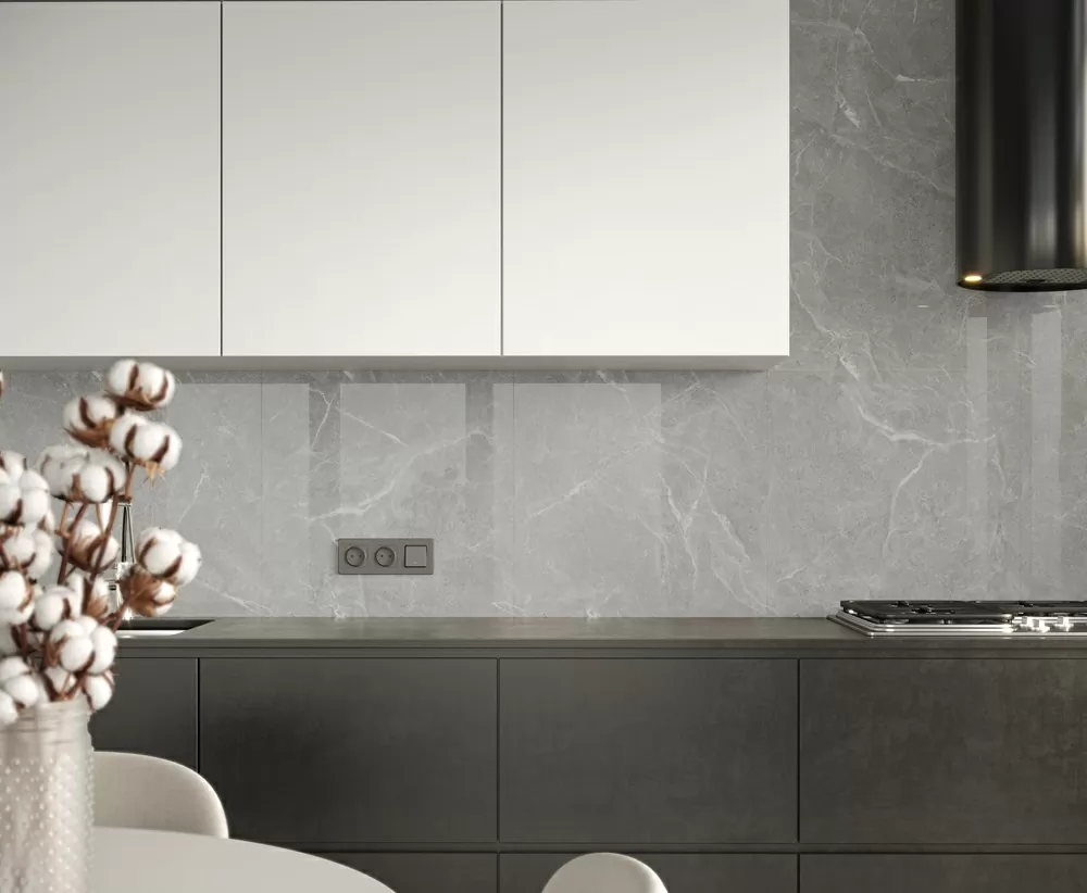 Керамогранит Stone Cool Grey Серый Полированный 60х120