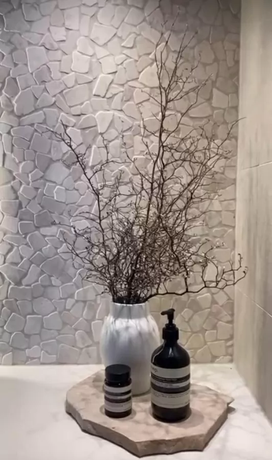 Мозаика PIX284 Bianco Dolomite, Cinderella Grey из мрамора полированная 39x24 286х295x7