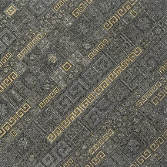 Керамогранит 261333 GREEK STRIPES ANT/ORO 40x40