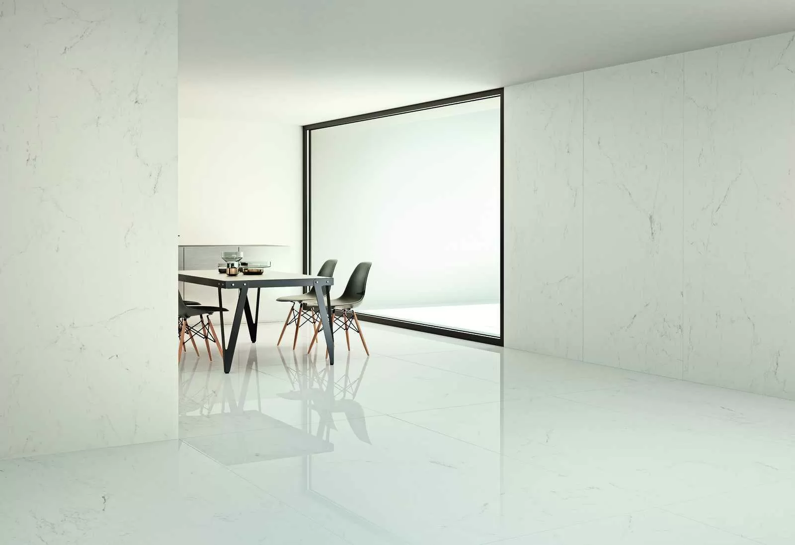 Керамогранит M0ZE Grande Marble Look Elegant Black Lux 12mm 162х324