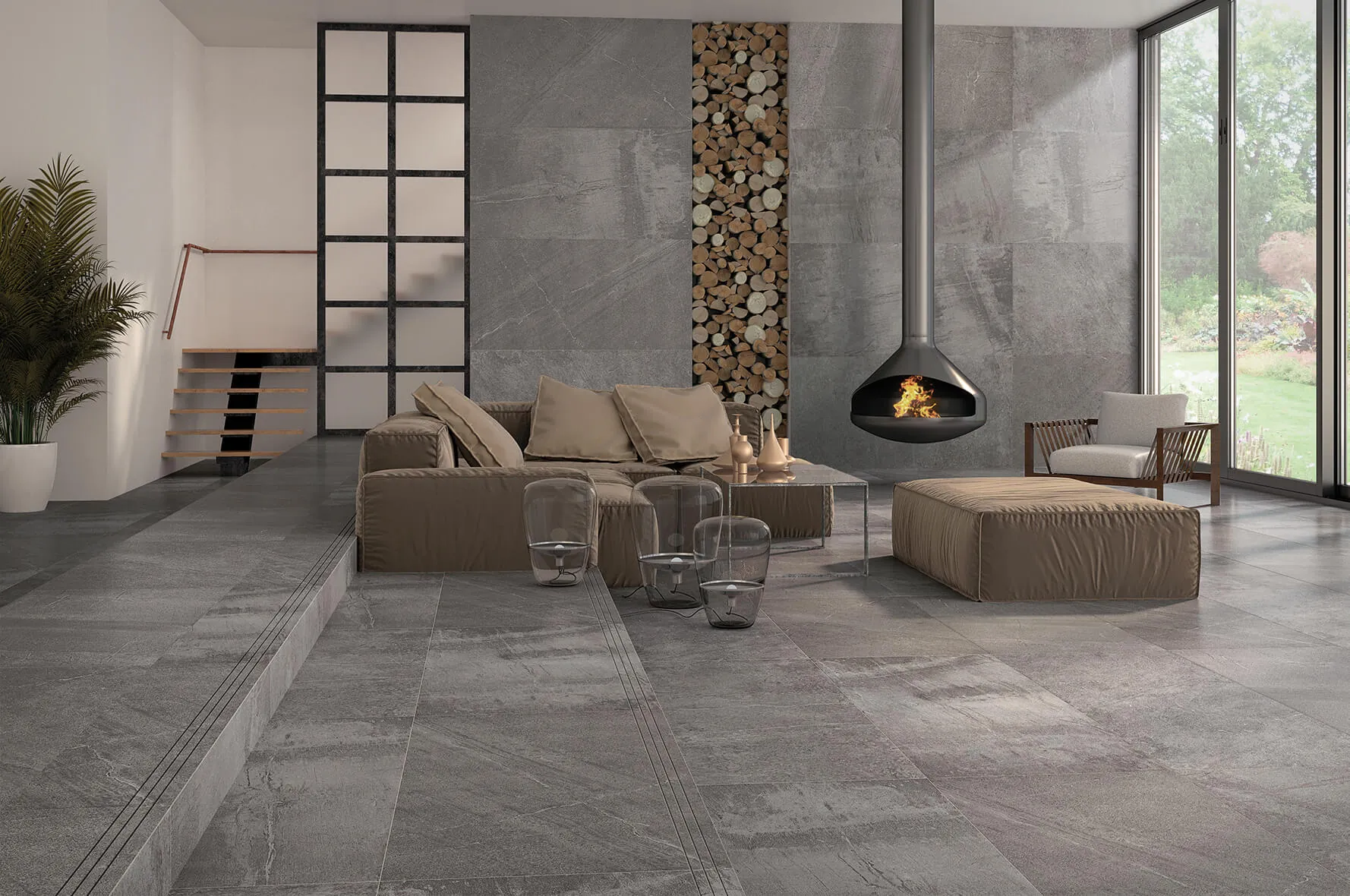 Плитка Sunstone Concept Grey 29x100