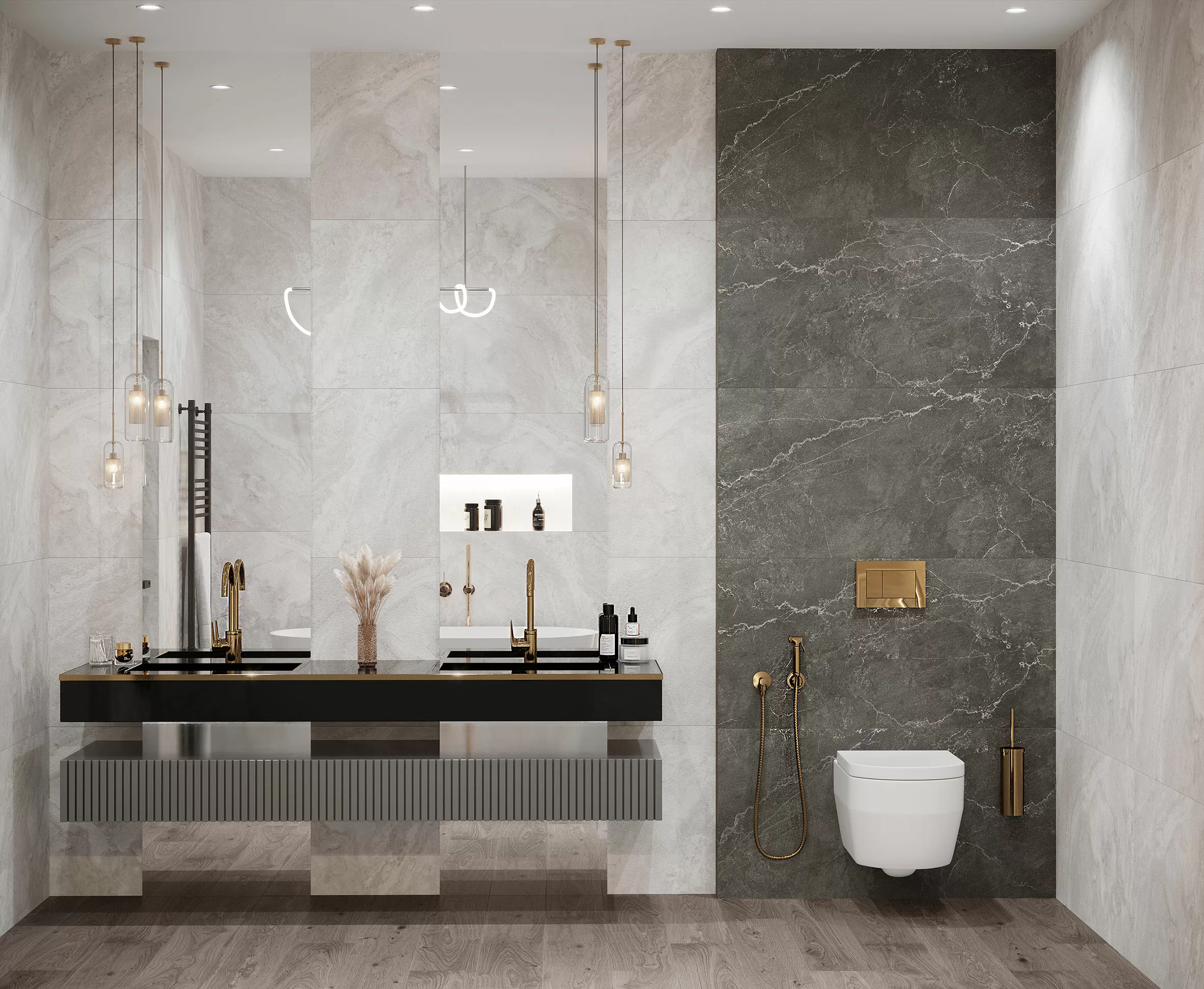 Керамогранит Titan White Cтруктурный 60х60