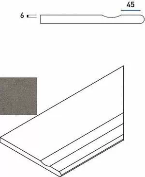 Керамогранит 620090001039 Fume Bordo Svasato Round Dx правый 30x60