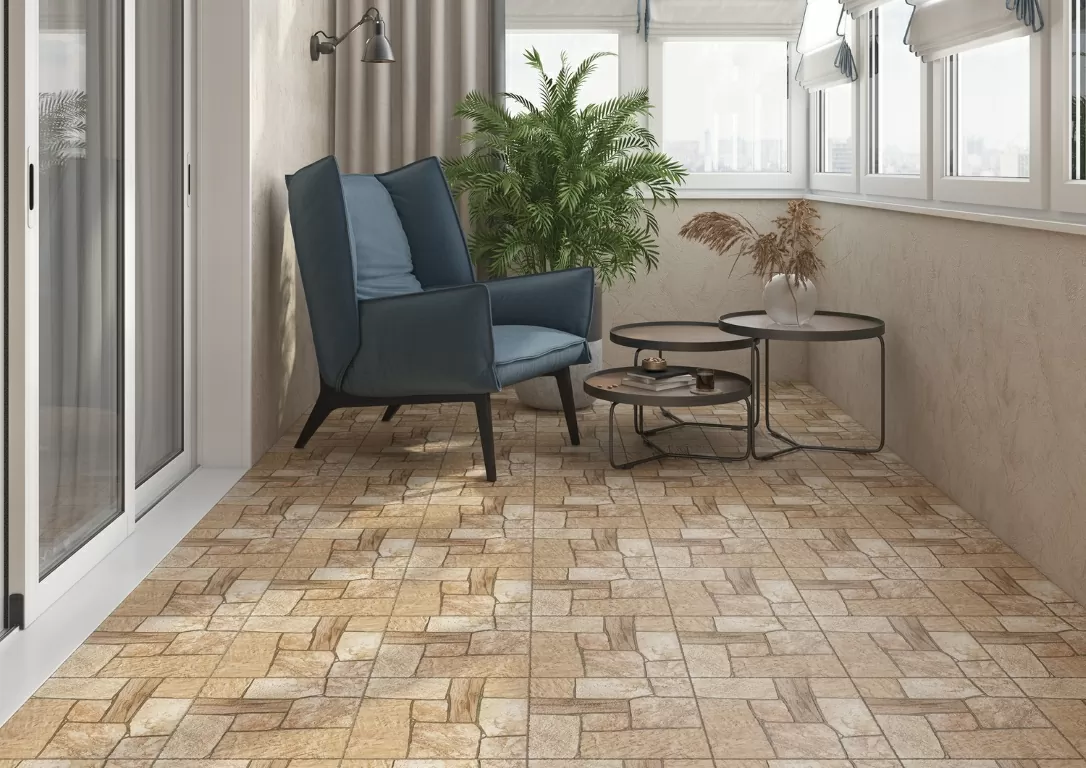 Керамогранит 16433 Exterio бежевая R12 29,8х29,8