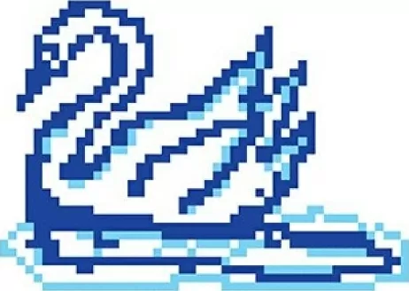 Мозаика SD-115 Porcelain Mosaic Design Swan 1 5x5 (240x180)