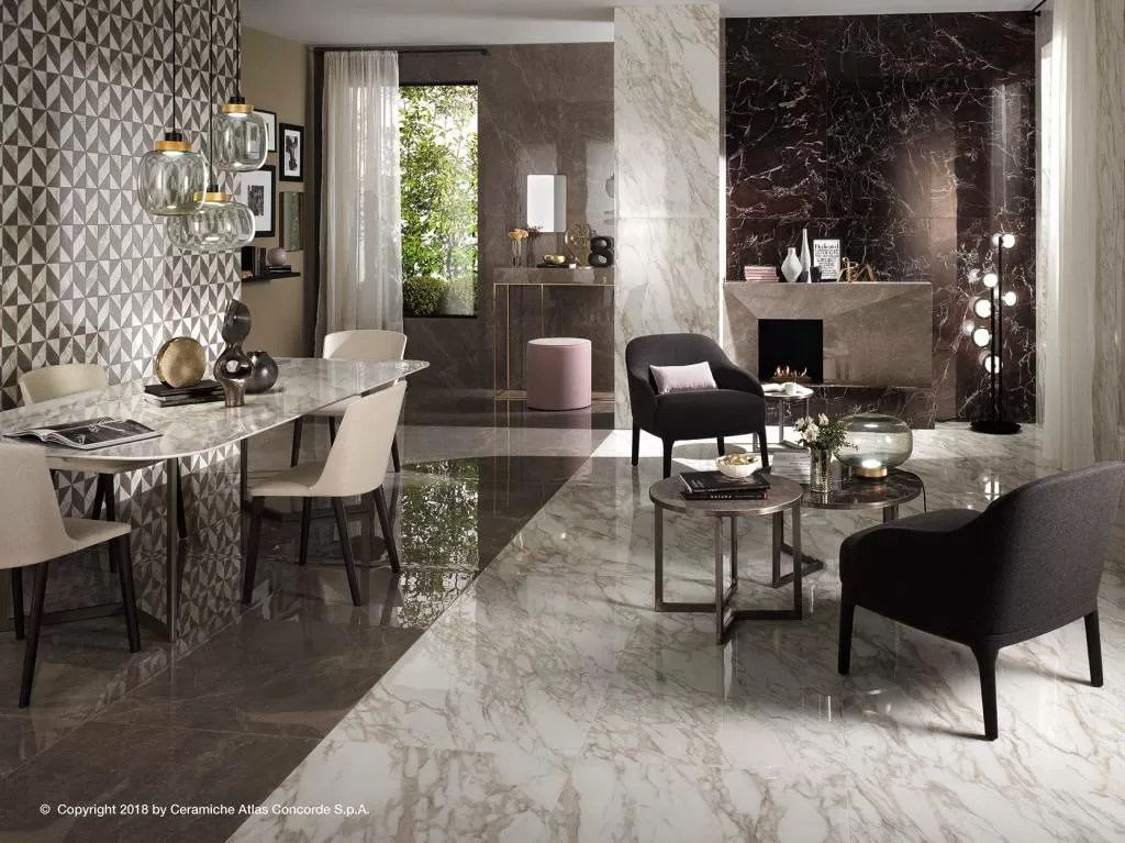 Мозаика AEPR Marvel Absolute Brown Mosaico Twill Lappato 30x31