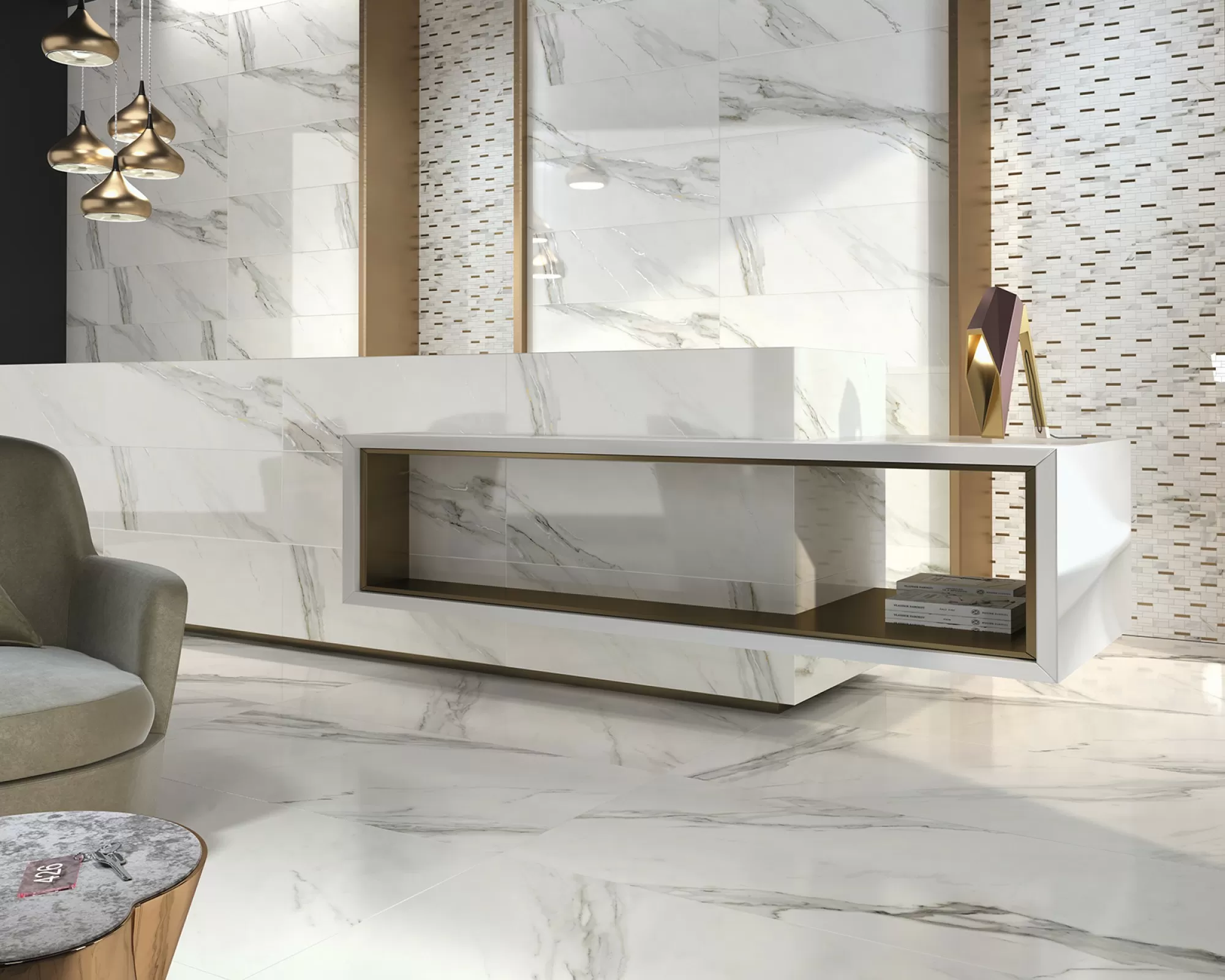 Плитка 187590 Carezza Lux 29,5x90,1