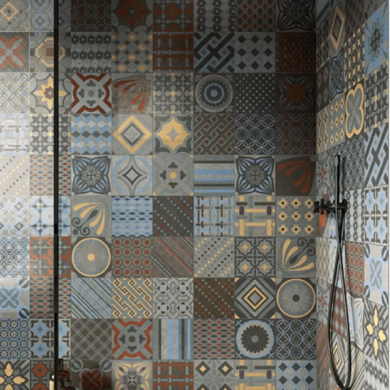 Керамогранит DEC 227K Cementine Color Mix Rettificato 20x20
