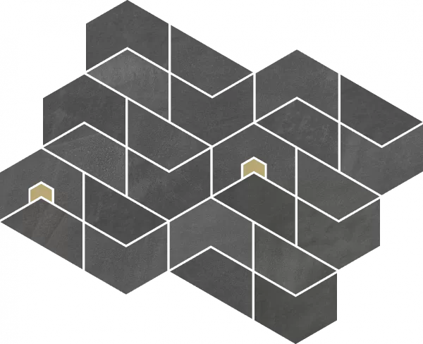 Мозаика 620110000180 Continuum Petrol Mosaico Jewel 31.1x38.2