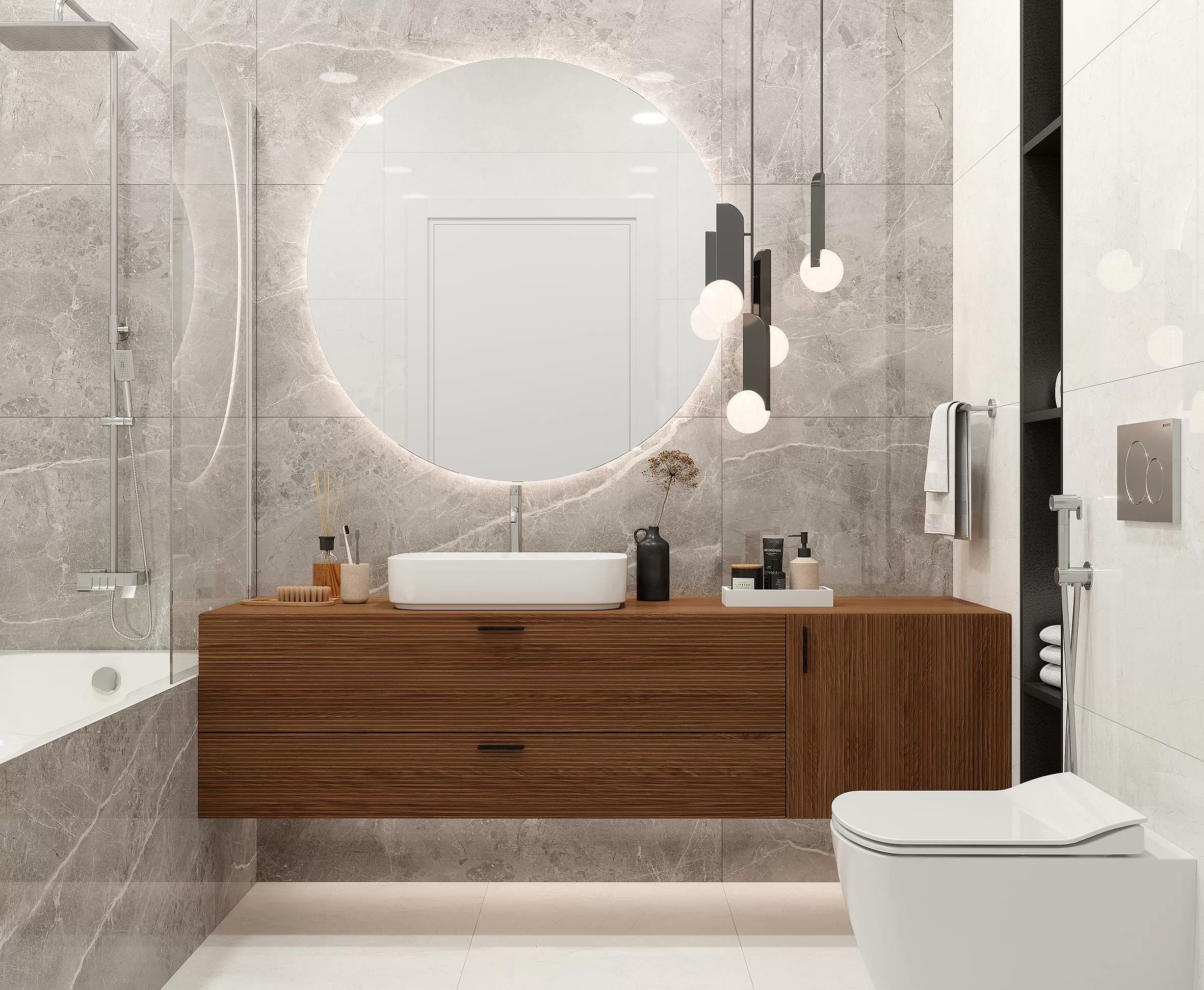 Керамогранит Obsidian Grey Полированный 60x60