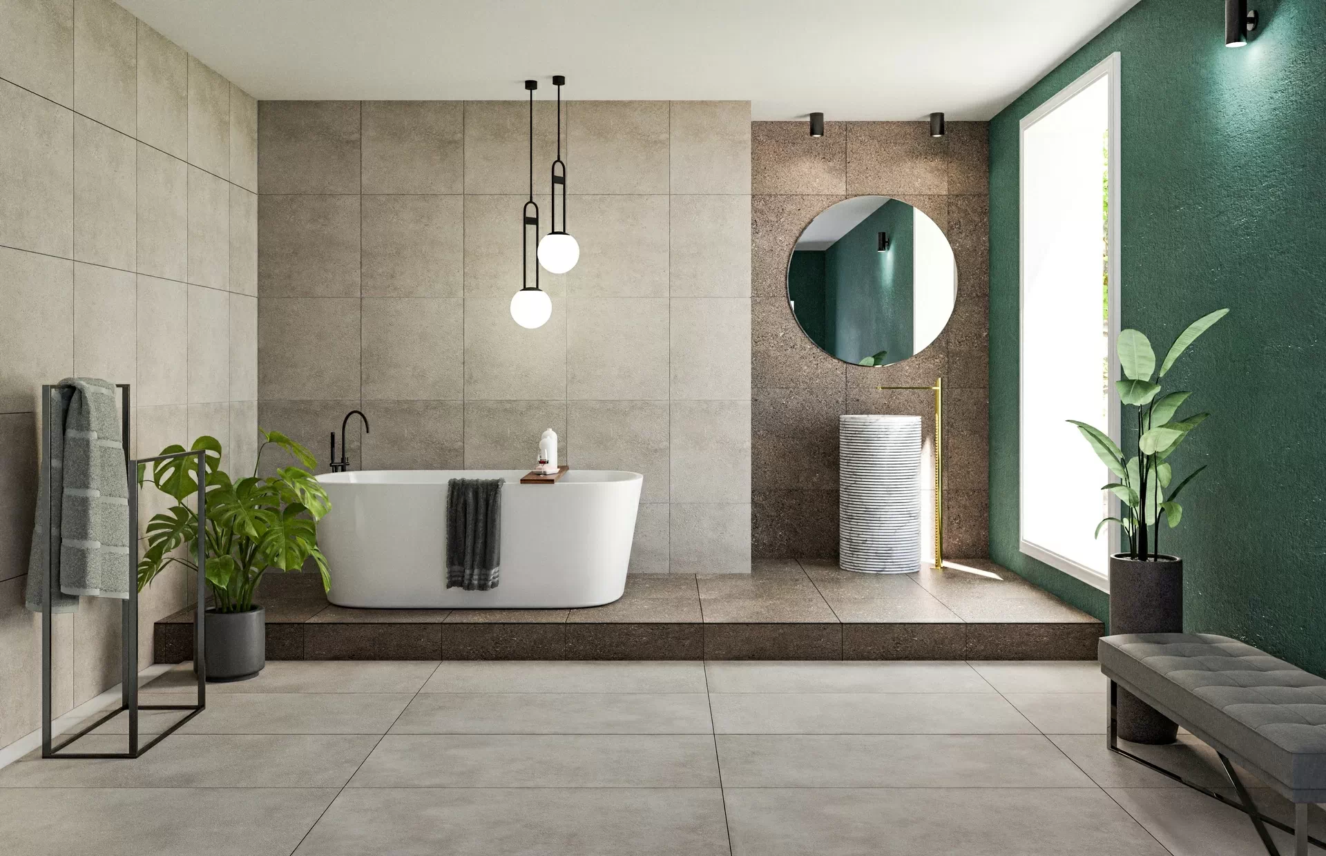Керамогранит Concreto Brown 60x60