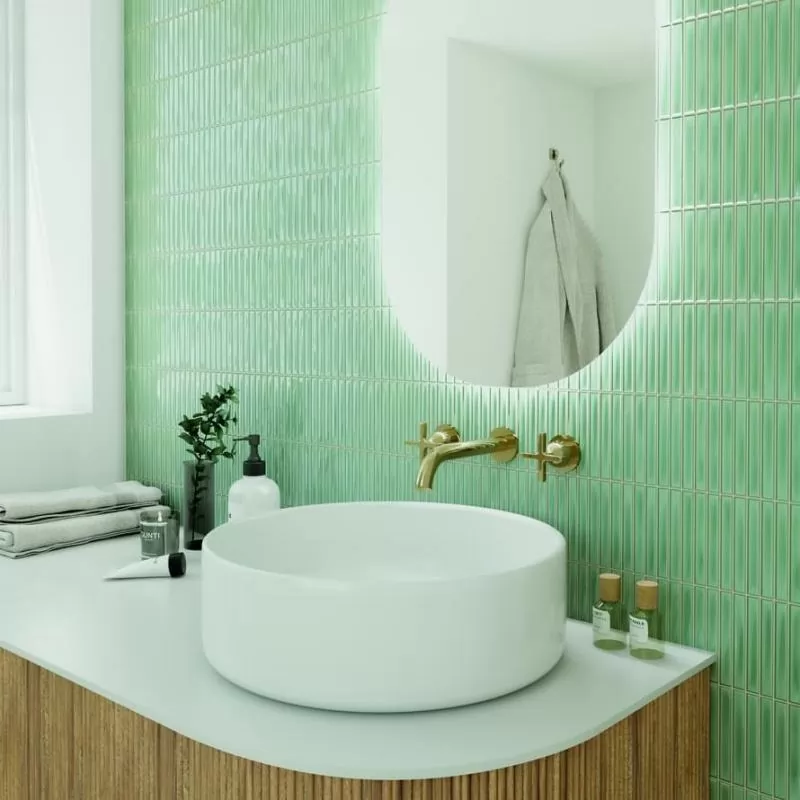Плитка 128697 Sweet Bars Deep White 12,5x25