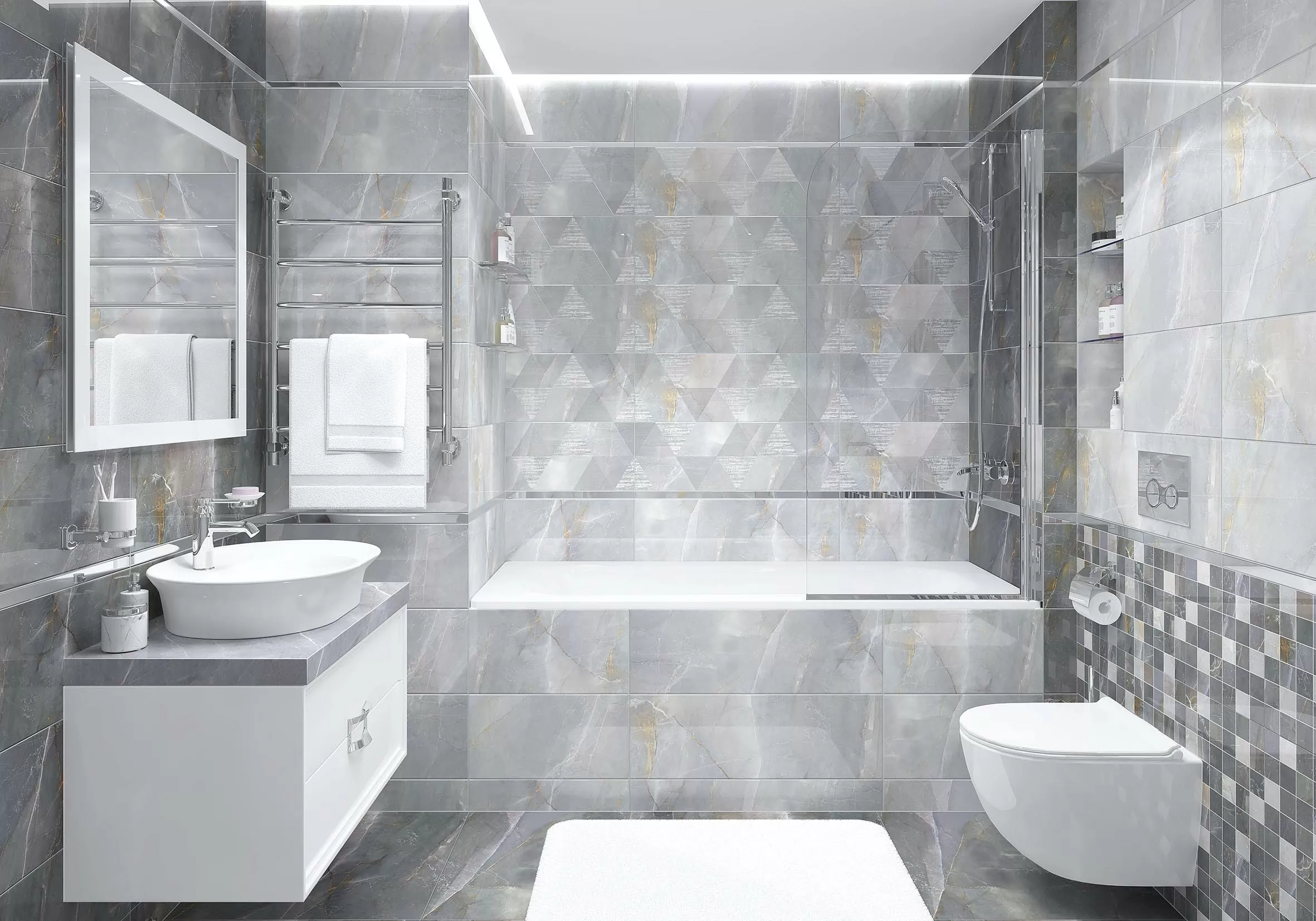 Керамогранит SH 0053 Shade темно-серый 60х60