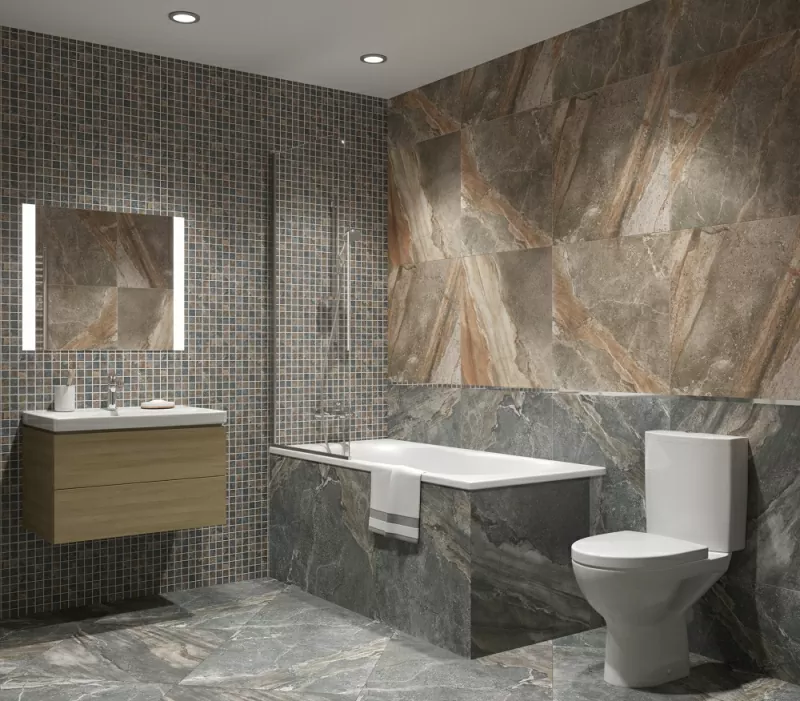 Керамогранит K-103/LR/p01 GENESIS GREY LR 7,6х60