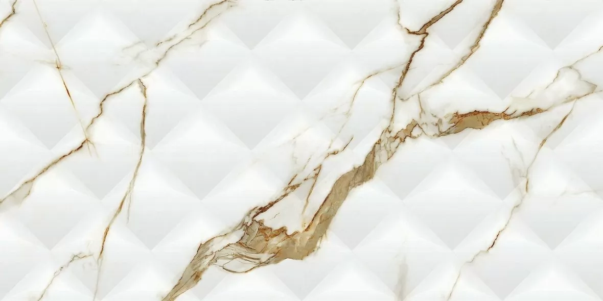Плитка LE63063A-F50 Bianco Carrara Oro Monticulo Rectificado 30х60