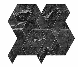 Мозаика AOV0 Marvel Grigio Intenso HEX 25,4x29,6