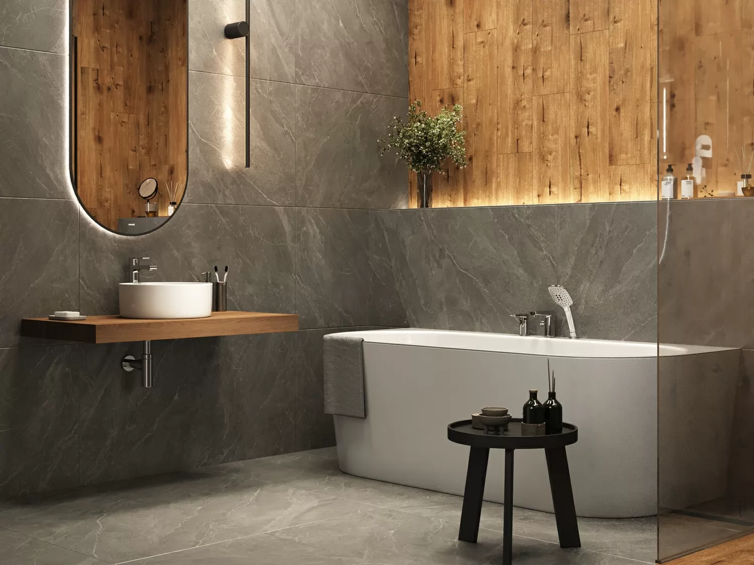 Керамогранит 17426 Cambio светло-серый рельеф ректификат 60x120