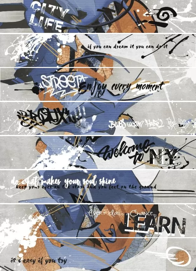 Керамогранит G-573/MR Staten Multicolor 200x1200x11