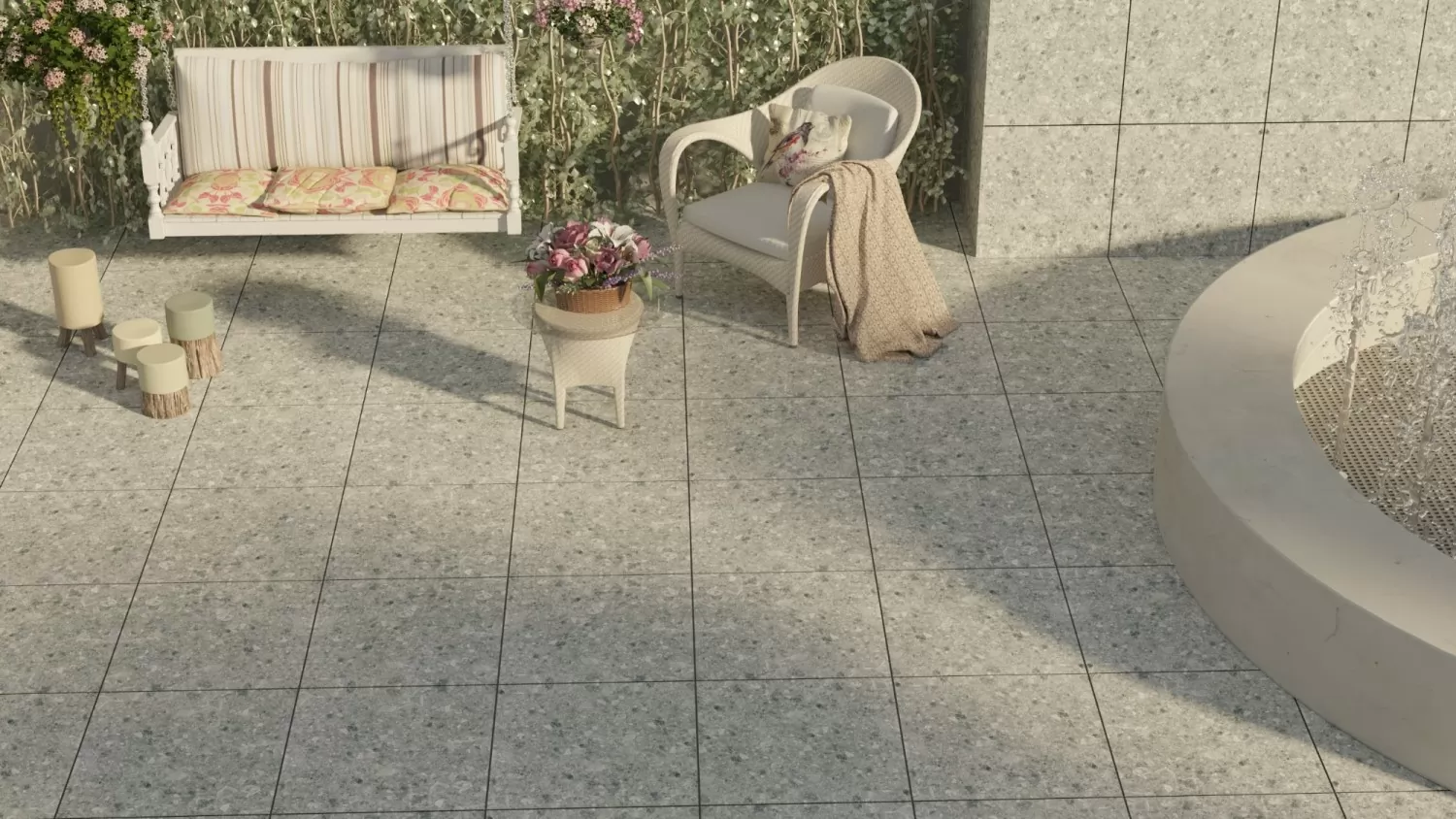 Керамогранит TR026060N Terrazzo темно-серый 60x60