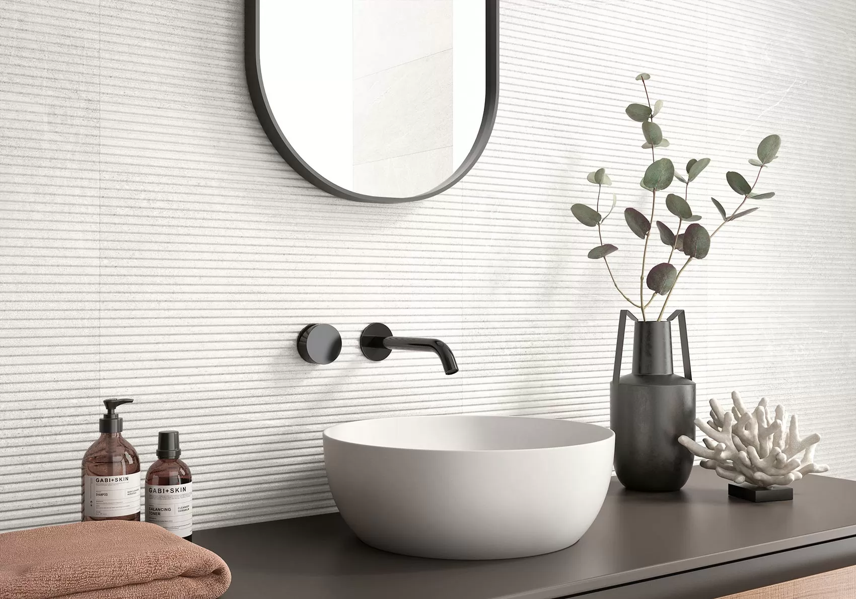 Керамогранит 230288 Burlington White Matt 10mm 59.5x119.2