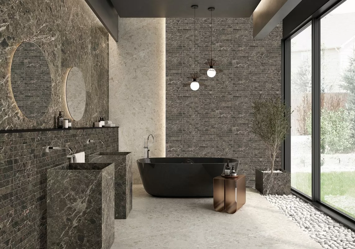 Плитка Capri Brick White 35x35