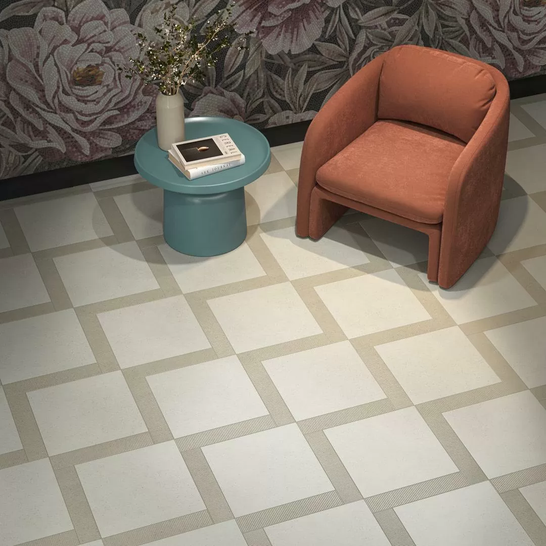 Керамогранит OS/A358/SG1748N Бордюр Скарпа серый светлый матовый структура 40,2x7,7x0,8