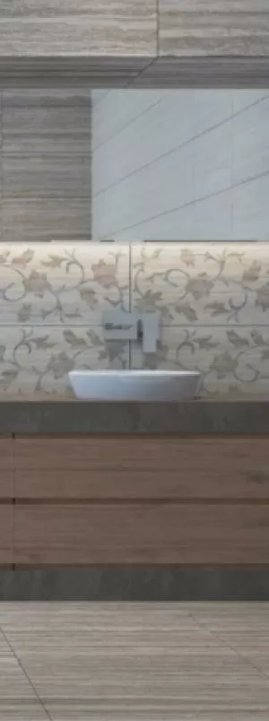 Керамогранит K945639R Travertini Кремовый 7x60