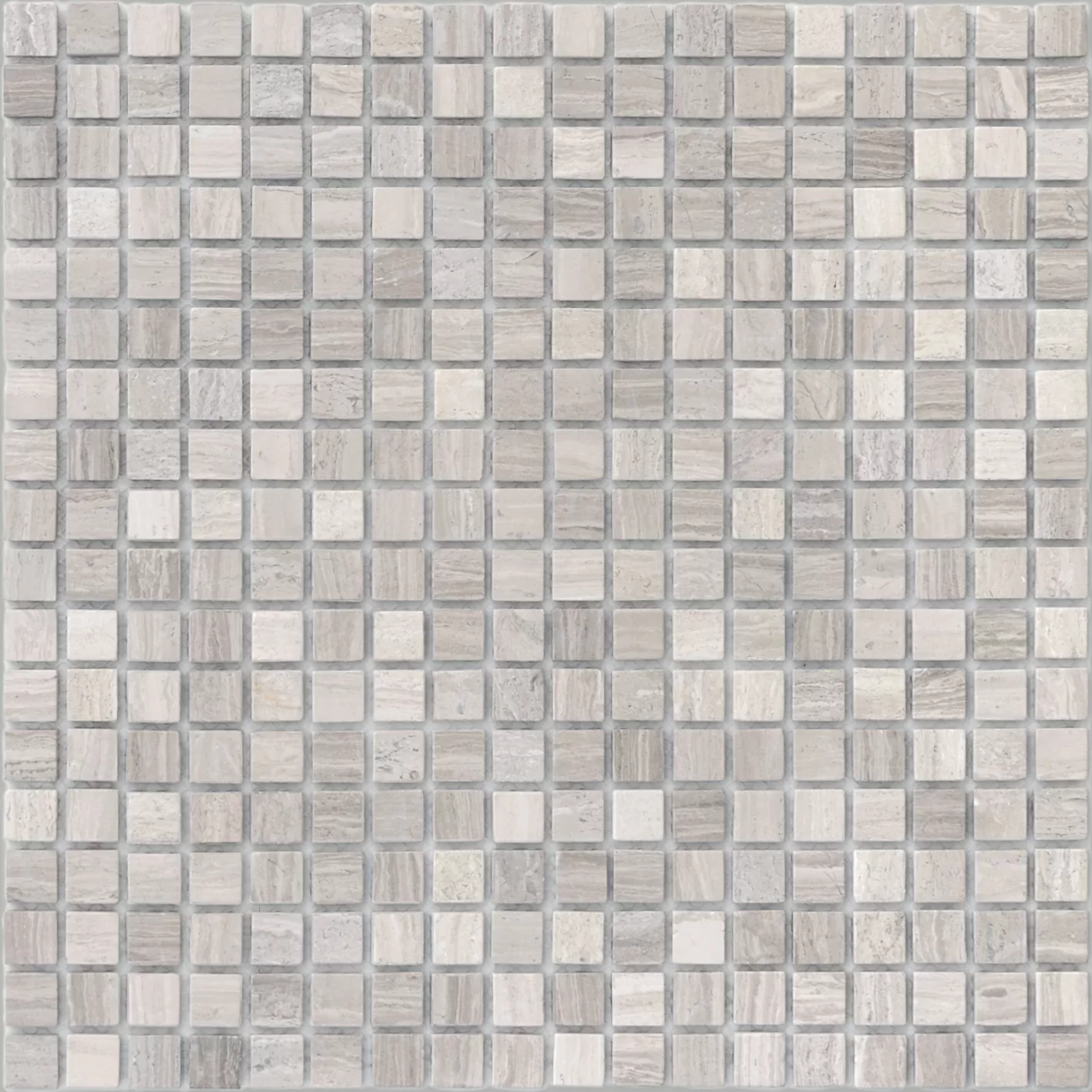 Мозаика Pietrine Travertino Silver MAT 15x15x4 305x305