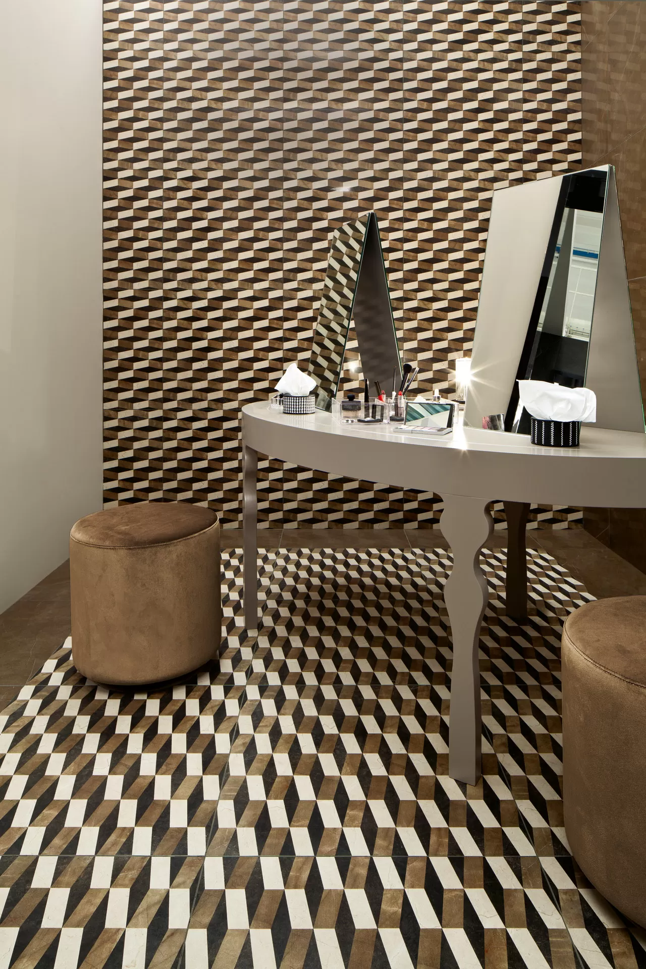 Керамогранит 610080000123 Шарм Крим Вставка Оптик лаппатированный 60x60