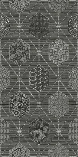 Плитка Декор Devore Gris Geometria 31.5x63