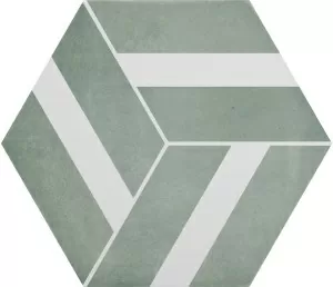 Керамогранит SIX Cementine Bari Aqua 23x27