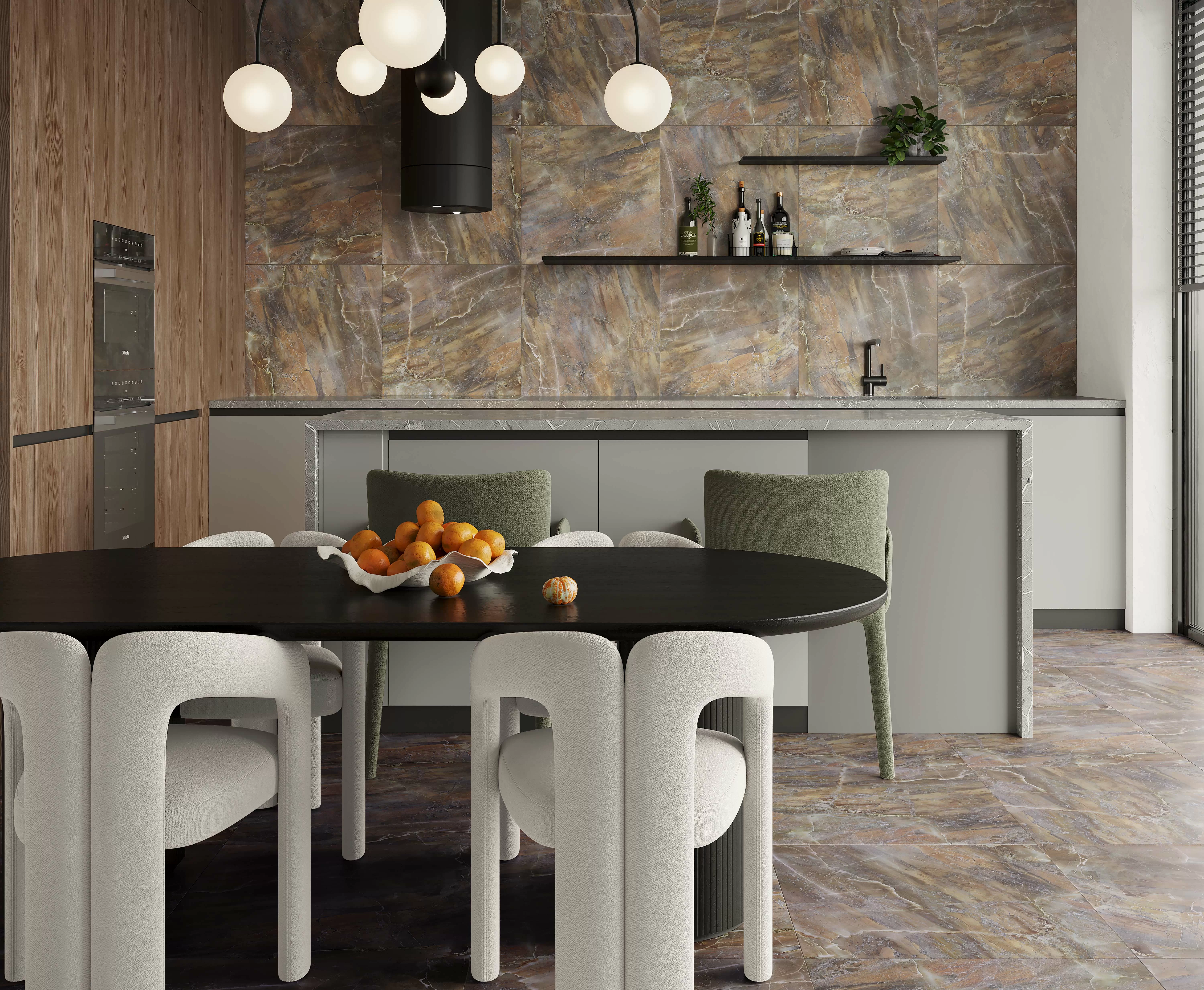 Керамогранит RI 0056 Rich коричневый 60х60