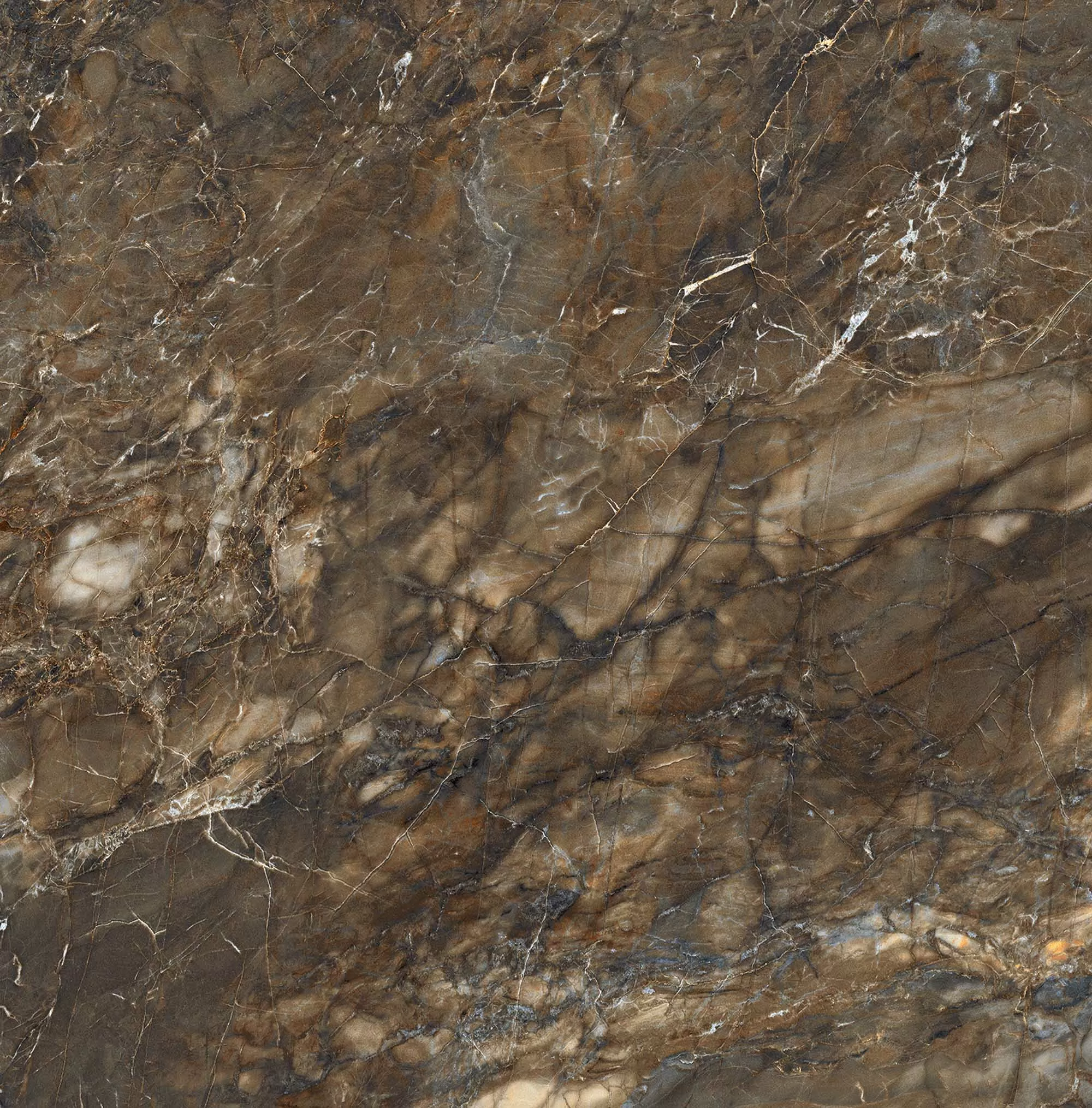 Керамогранит BR04 Bernini Dark Brown неполированный 80x80x11