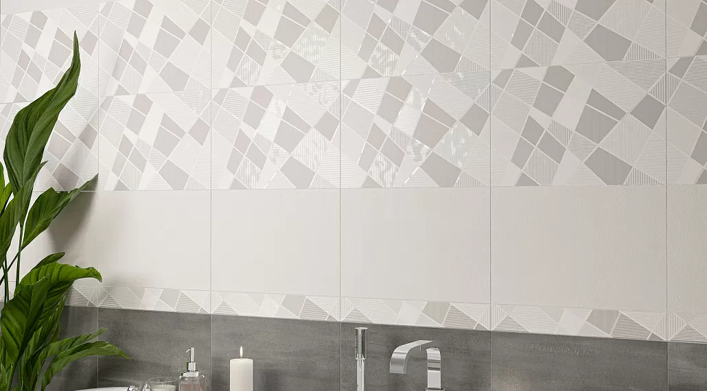 Плитка 587902002 Декор Sonnet Grey Geometria 20,1х50,5
