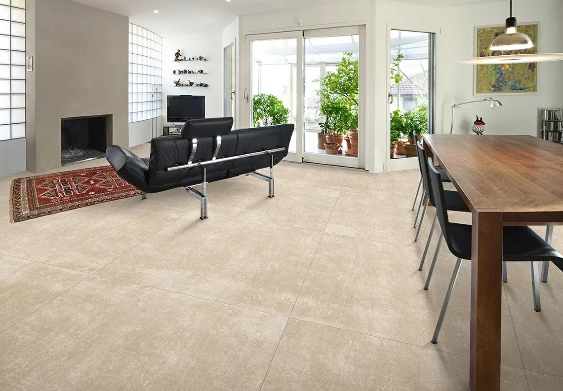 Керамогранит Skitring Granite Stone CEMENT Beige / Плинтус Гранит Стоун ЦЕМЕНТ Беж SR 120х6