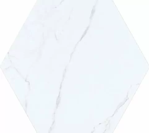 Плитка Lincoln M White hexagon 19.8x22.8