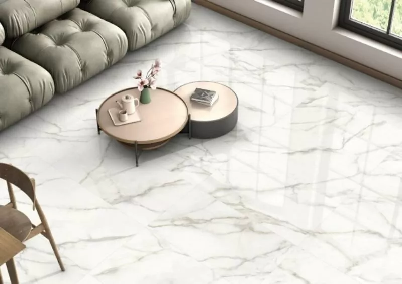 Керамогранит A17053 Bulgari white полир белый ректификат 60x120