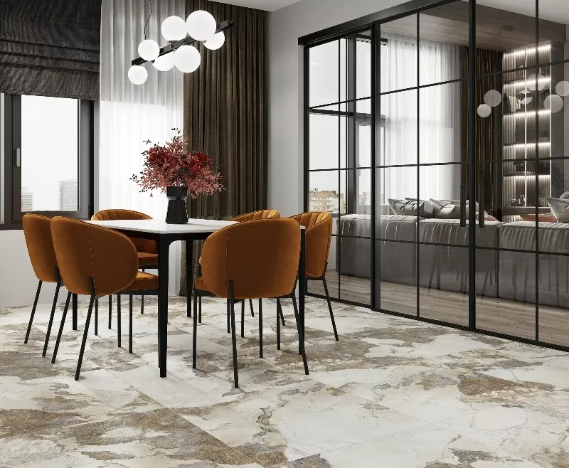 Керамогранит Persian brown бежевый 80x80