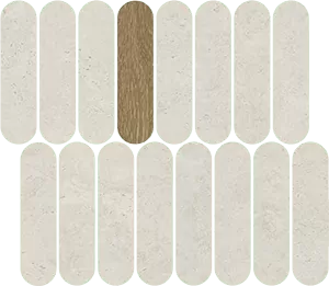 Мозаика 41SQ Mosaico Barbican Blanco 27x31