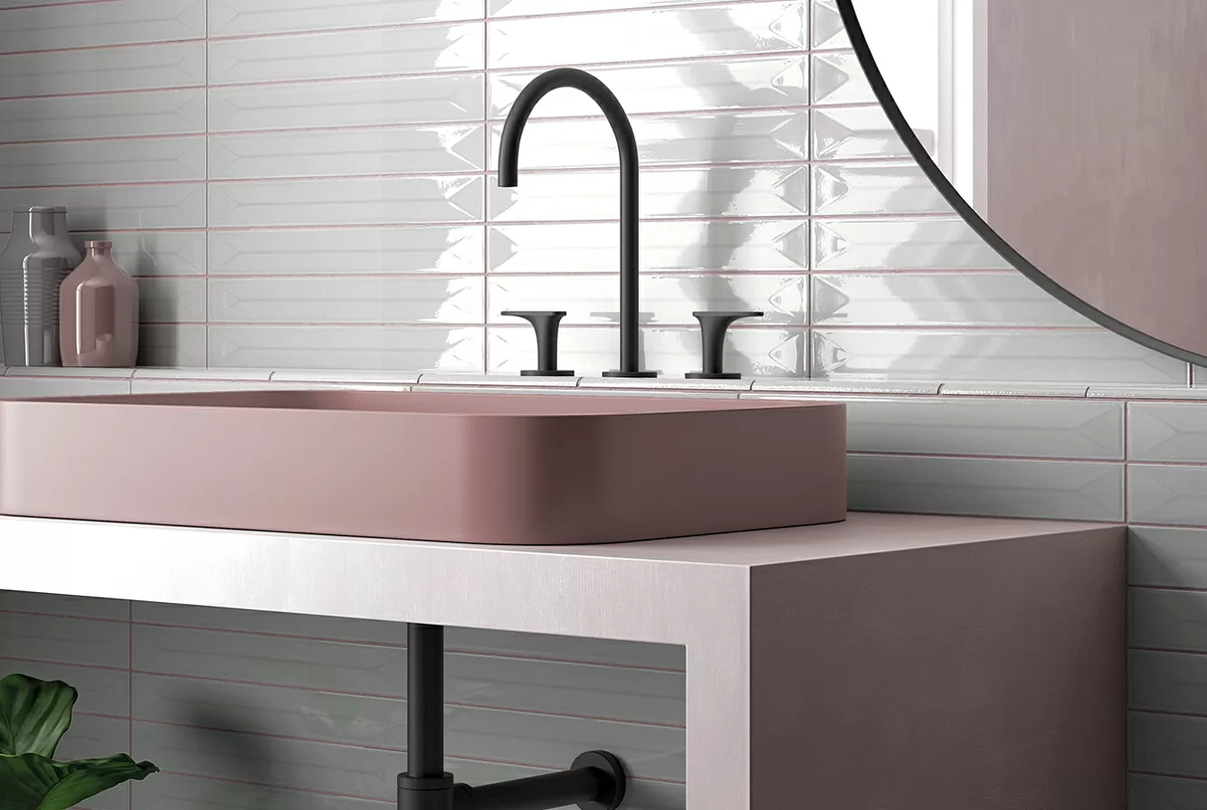 Плитка 31154 Vitral Axis Light Grey 5x40