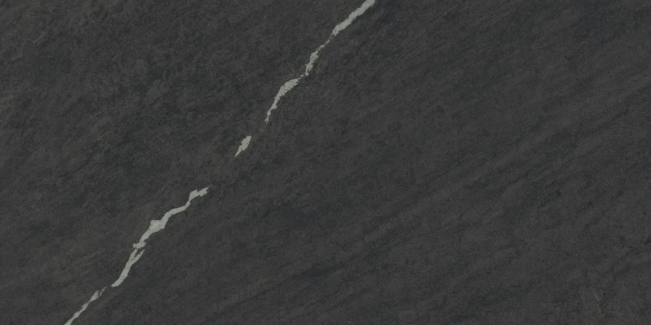 Керамогранит 610010005818 Forte dei Marmi Rock Venaria Black Matt Rett 80x160